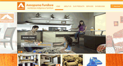 Desktop Screenshot of annapurnafurniture.com