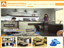 Tablet Screenshot of annapurnafurniture.com